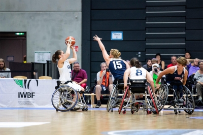 Great Britain versus the United States at the 2018 Hamburg World Championships (Steffie Wunderl Fotografie)
